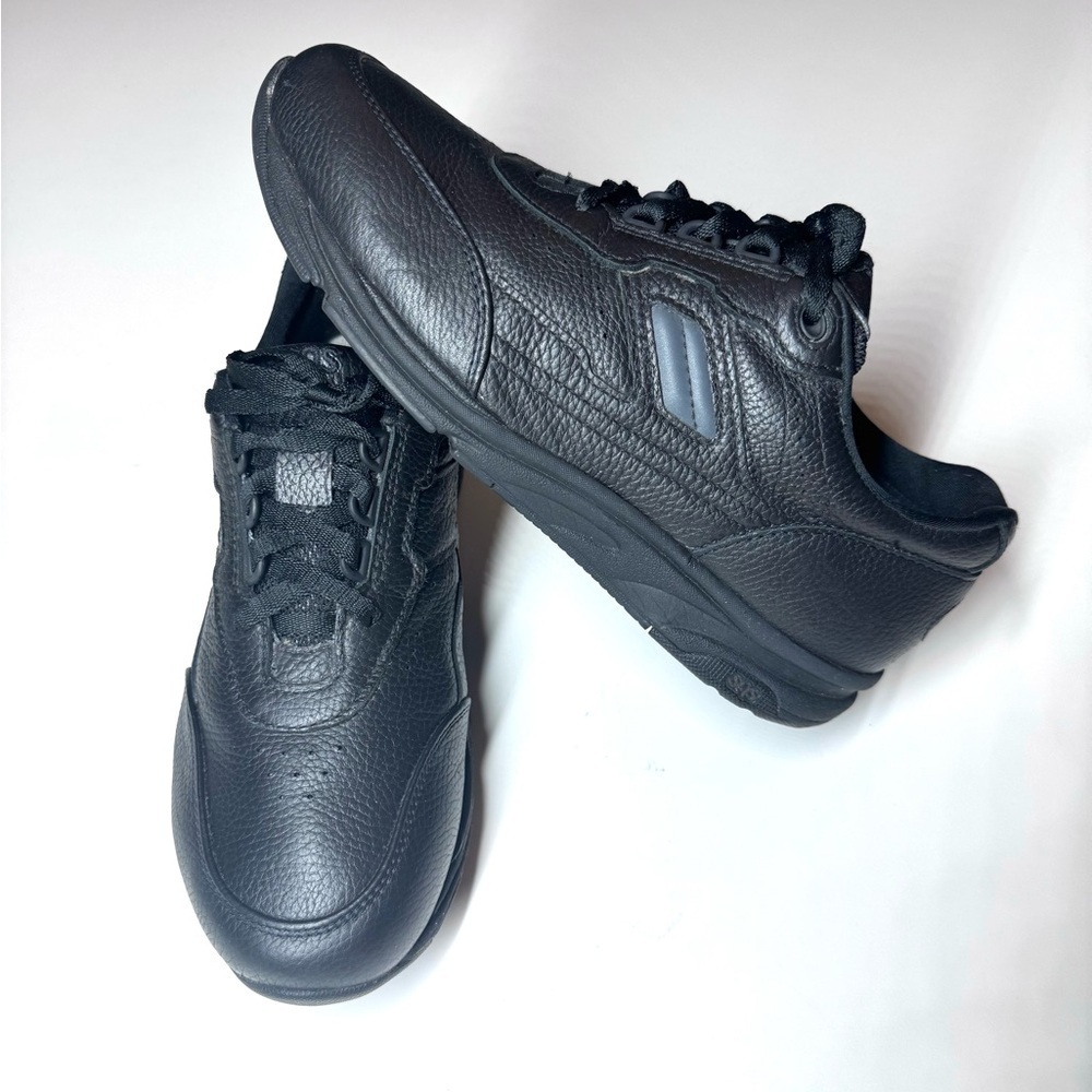 SAS Womens Tour Black Patent Leather Tripad Comfort Sneakers Sz 10